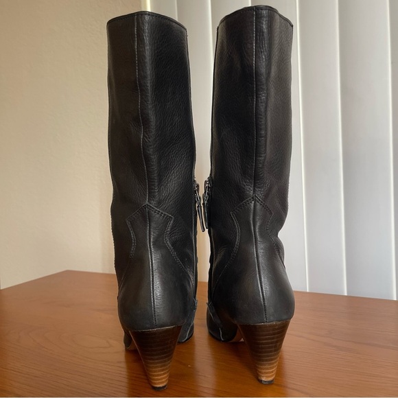 Naked Feet Semper Leather Boots Size 6.5 Black - Picture 8 of 16